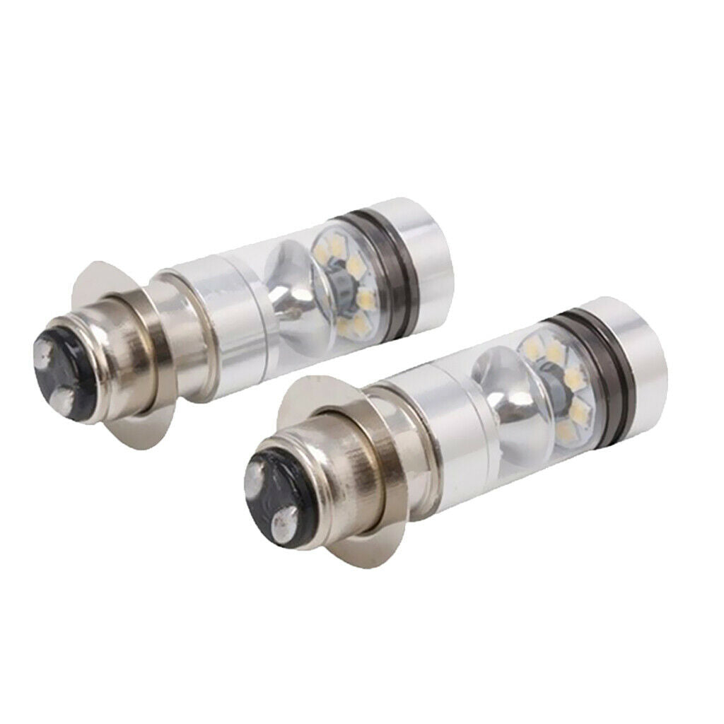 2 Pieces H6 LED Headlight Fog Driving Light Bulbs Motorcycle Modified Lights