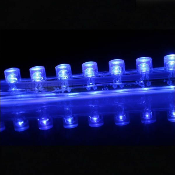 12cm Blue LED Flexible Neon Strip Light Car Van 12V