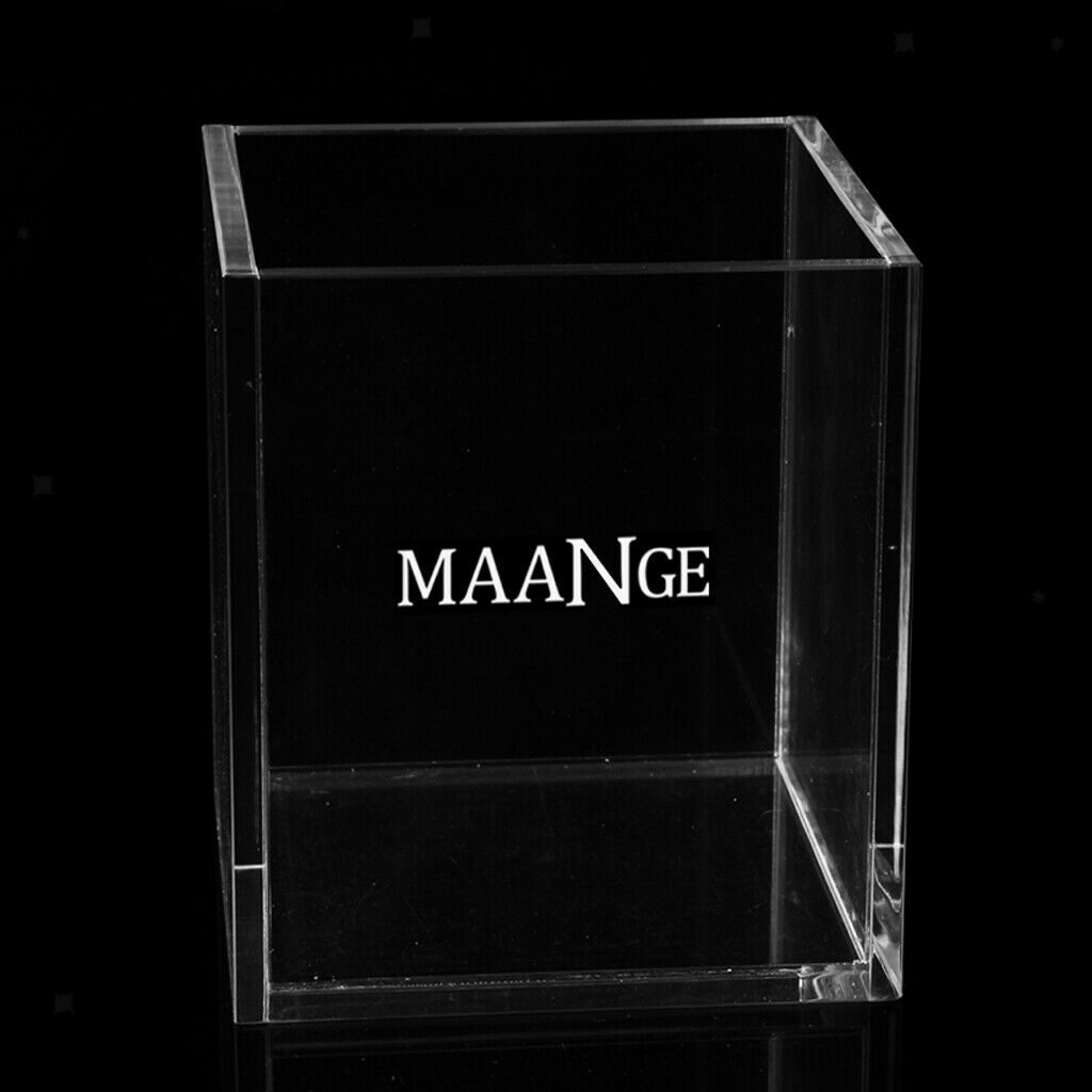 Acrylic Table Cosmetic Organiser Brush Holder Pencil Makeup Storage Case Box