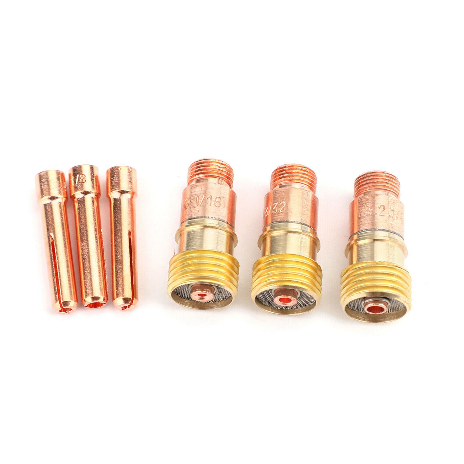 31Pcs TIG Welding Torch Stubby Gas Lens #12 Pyrex Glass Cup Kit For WP-17/18/26