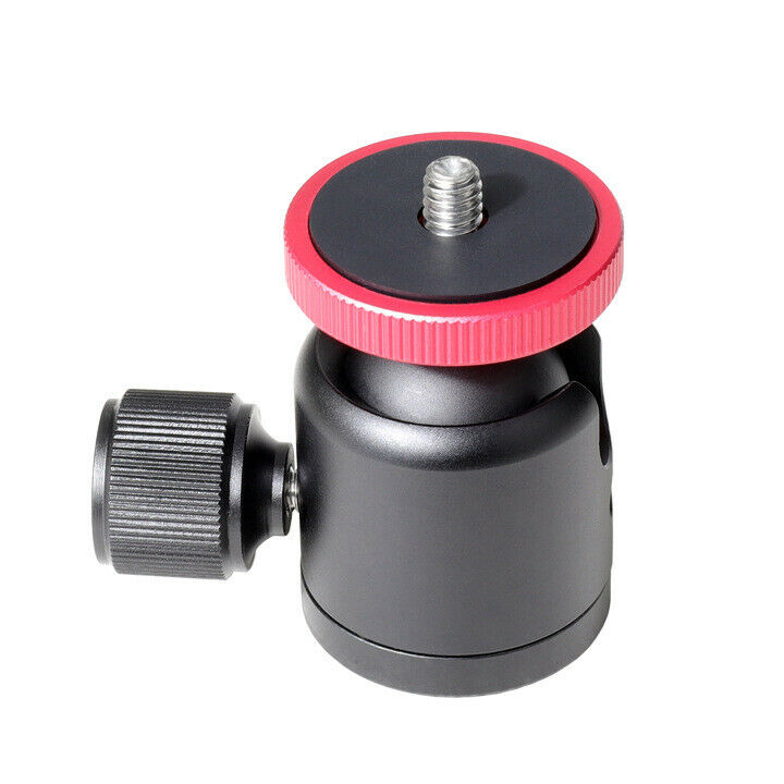 1/4" Screw Aluminum Alloy Antirust Mini Ball Head Tripod Head for DSLR Camera