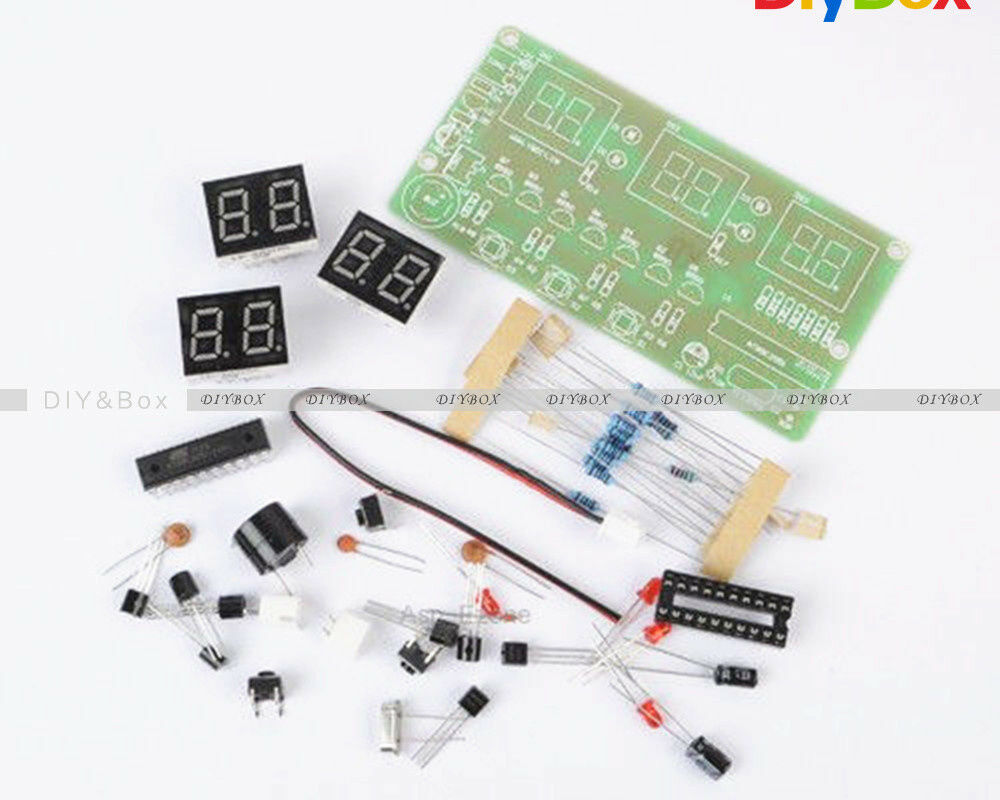 6-Bits C51 Digital Electronic Clock Electronic Production Suite DIY Kits DIY