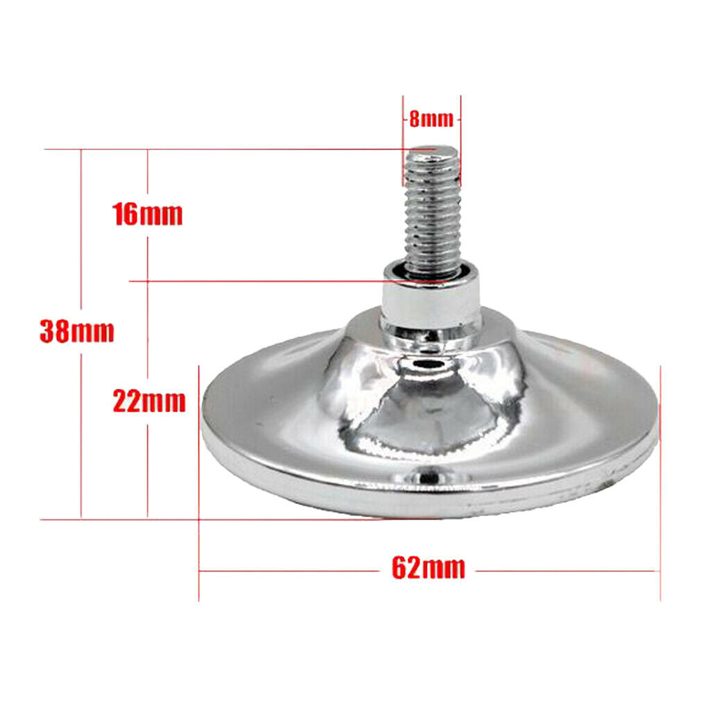 2.5 Inch Foosball Table Foot Part Accessories Table Soccer Feet Part - Pack of 4