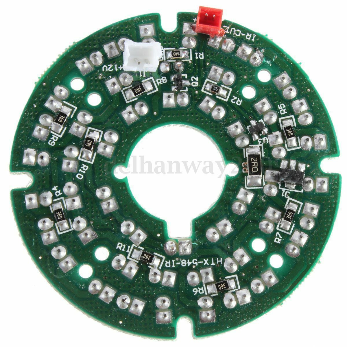 48 LED Ir Infrarouge Illuminateur 60Â° Ampoule Board Pour CCTV SÃ©curitÃ© Photo Dc