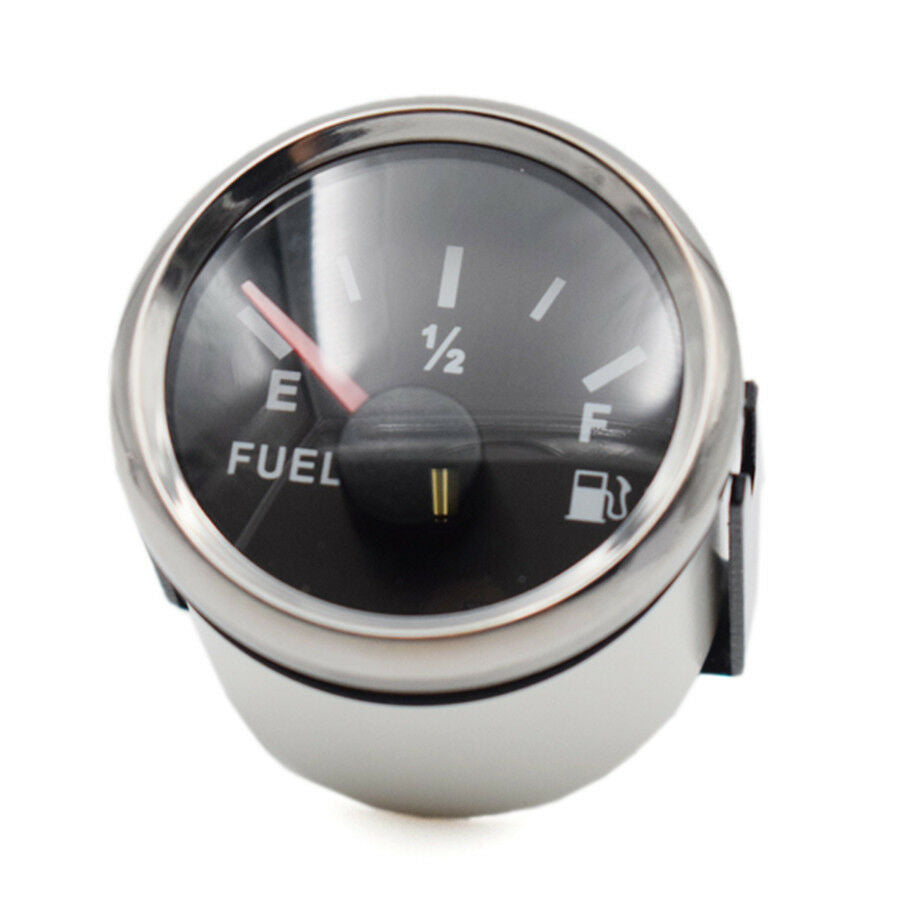 52mm 12/24V 240-33 Ohms Marine Boat Fuel Level Gauge Yacht Trim Tank Indicator
