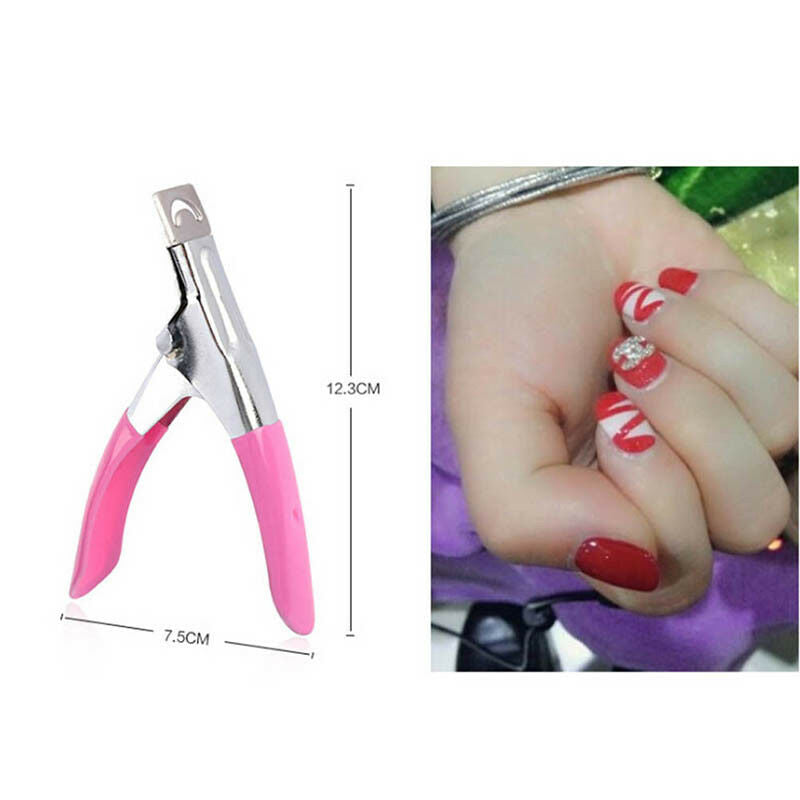 false nail tips trimmer nails manicure clipper cutter nail tool nail scissorY BU