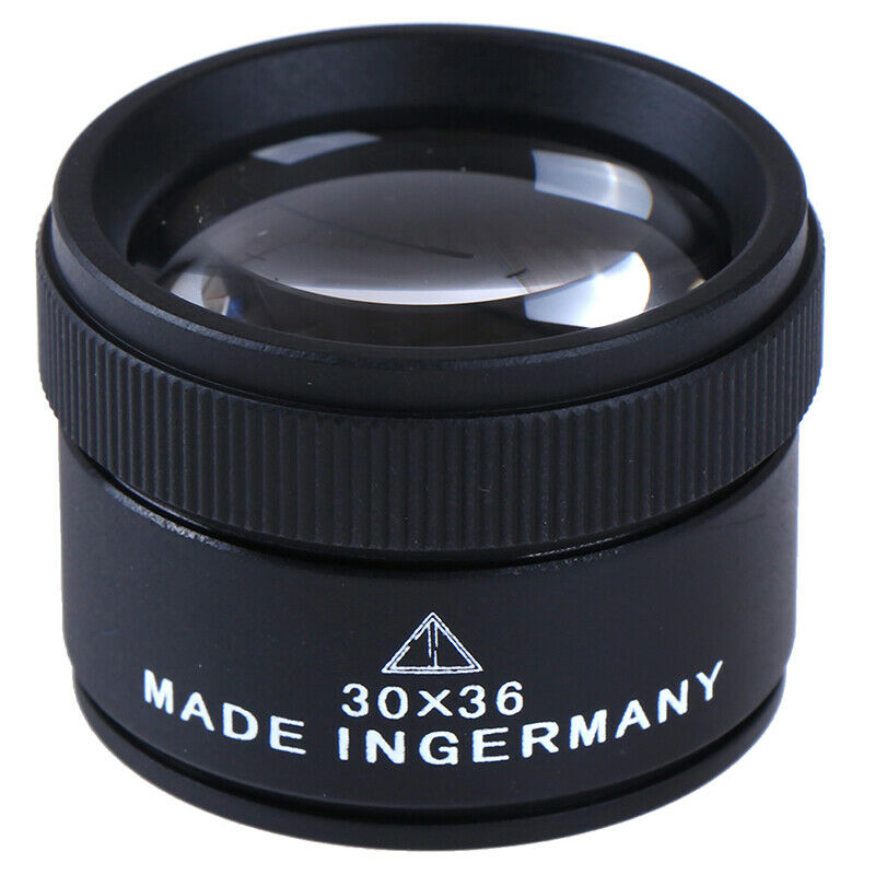 30x36mm Jeweler Optics Loupes Magnifying Magnifier Glass Lens Loop Micros.l8