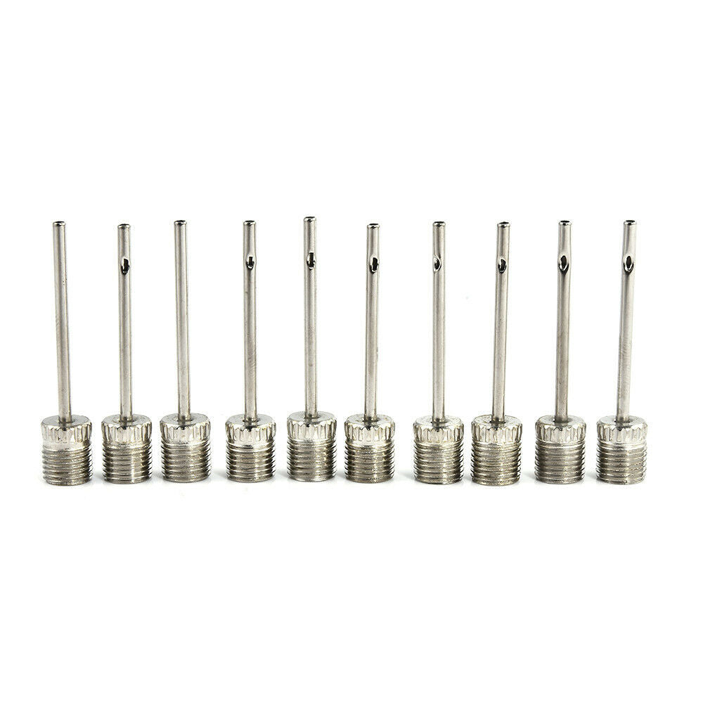 10x Football Basketball Soccer Ball air Pump Sports Inflating Needle Pin Nozzle