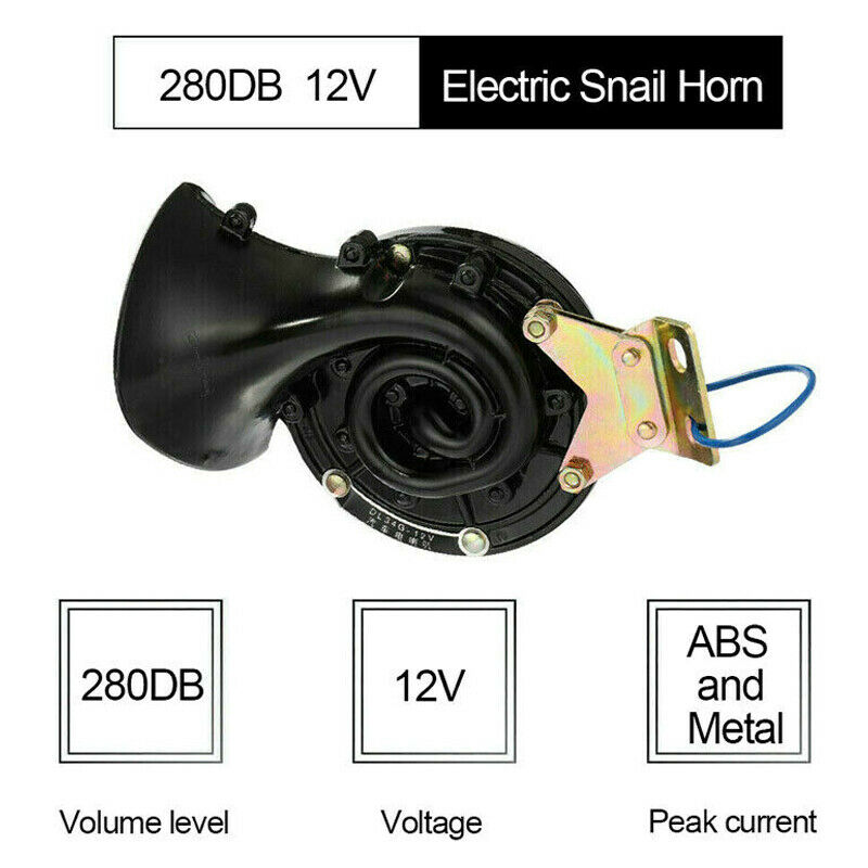 300DB 12V Electric Air Horn Is Suitable For All Kinds Of Vehicles High Decibel