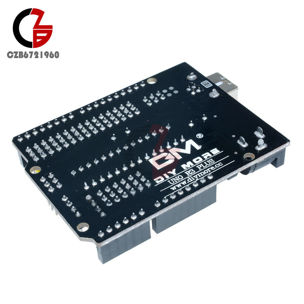 For Arduino UNO R3 PLUS Sensor I/O Shield Atmega328P 16U2 Expansion Board Diy