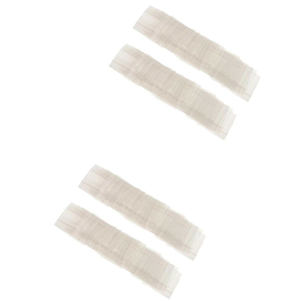 Pack of 200 - 2.5x2.8cm & 3x4cm, 4 Mil Zipper Reclosable Plastic Bags
