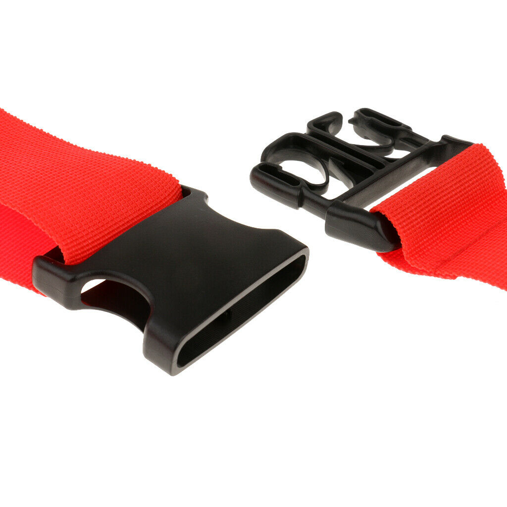 Long Luggage Packing Belt Suitcase Strap Safety Strap Red
