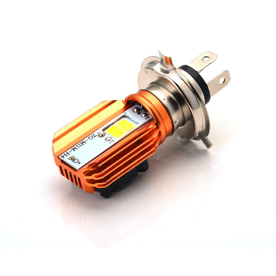Newest Motorcycle Headlight Bulb H4 LED COB Scooter Accessory Headlamp DRL Light