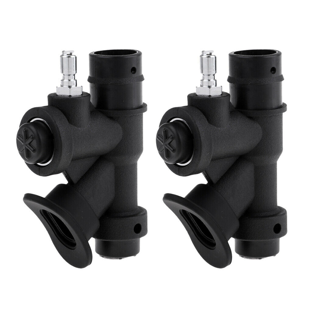 2Pcs Scuba Diving Power BCD Standard 1" Inflator Buoyancy Compensator Handle