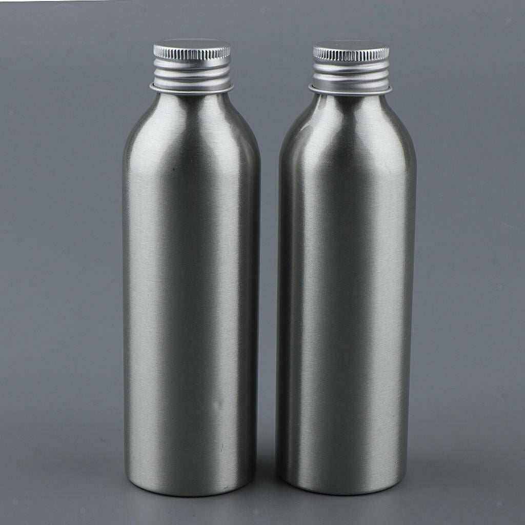 2X 2 Packs Aluminum Bottle Container for Outdoor Sports Hiking Cycling 150ml