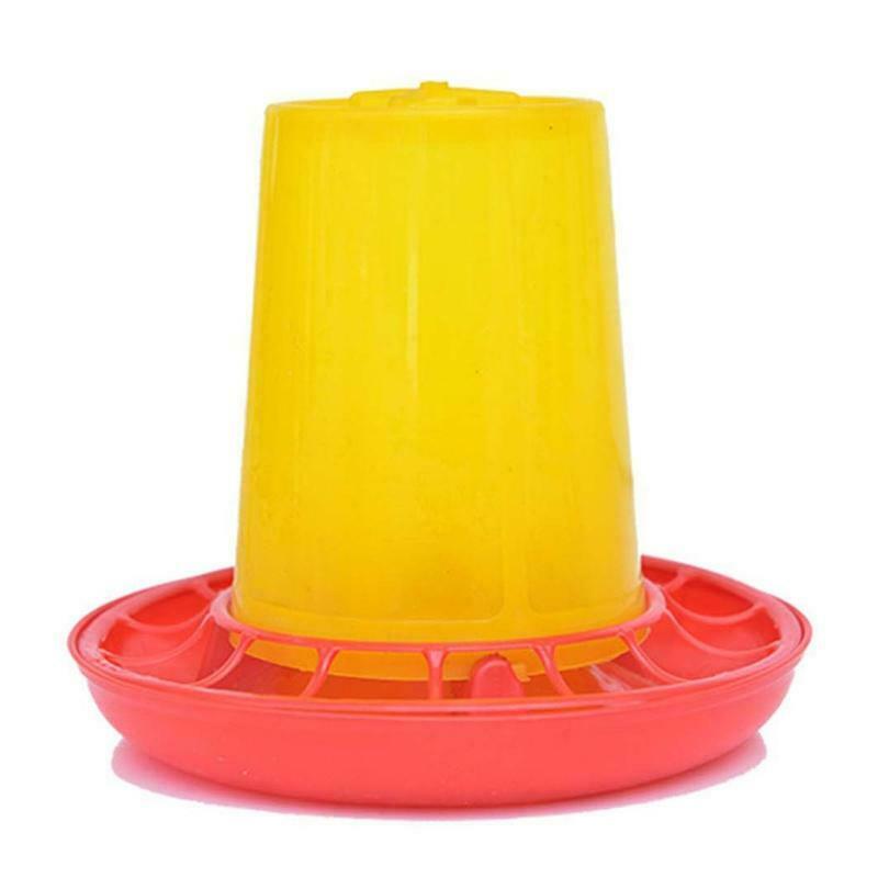 Chicken Poultry V-shaped Entrance Feed Bucket Outdoor Practical Bird Feeder