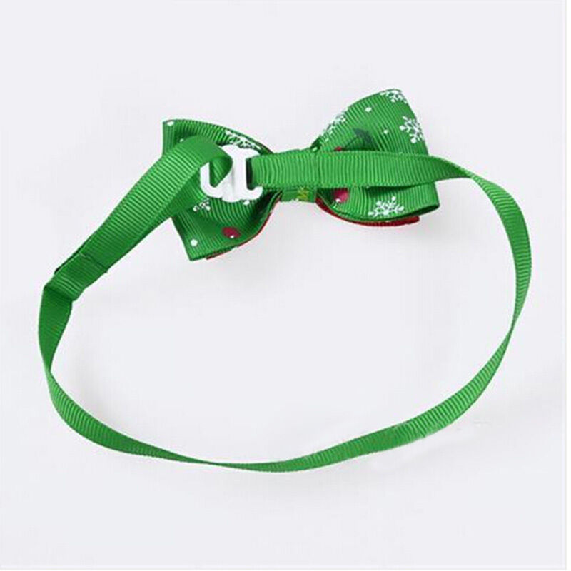 Polyester Pet Puppy Dog Bow Tie Necktie Bowknot Adjustable Collars With Be.l8