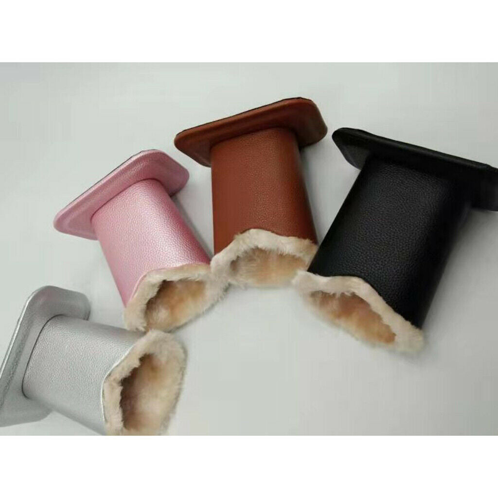2 lot Upright Plush Lined Eyeglasses Holder Glasses Stand Case Nightstand