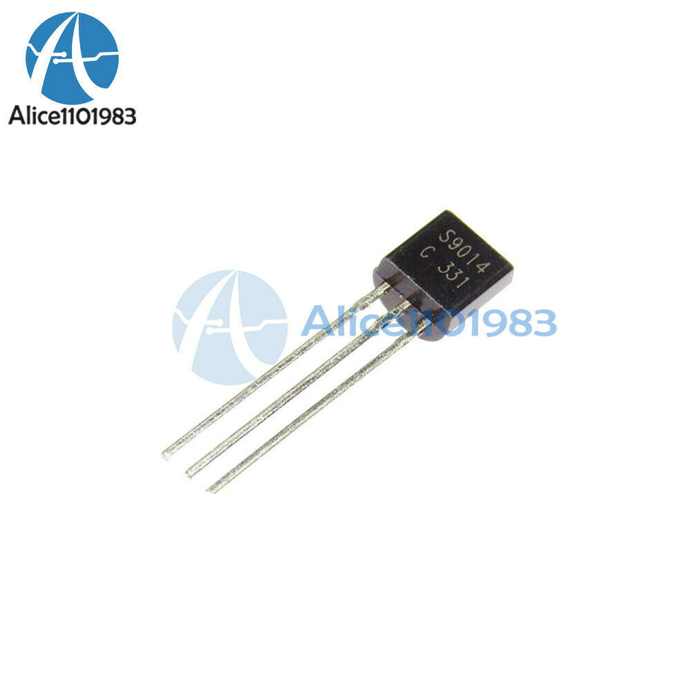 100PCS S9014 S9014C TO-92 NPN 50V 0.1A Transistor S9014 NEW