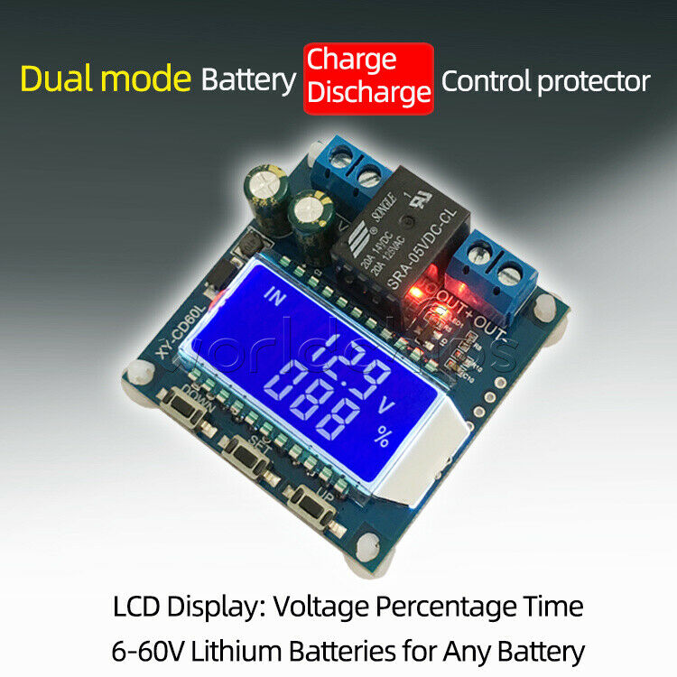 lar Panel Charge Controller Regulator DC6-60V auto dual USB Battery PWM