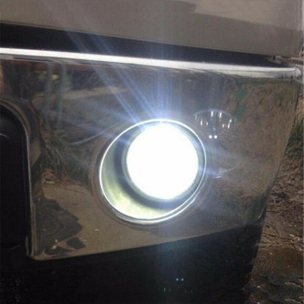 H3 pure white bright 35w LED Fog Driving Light Bulbs conversion kit canbus 6000k