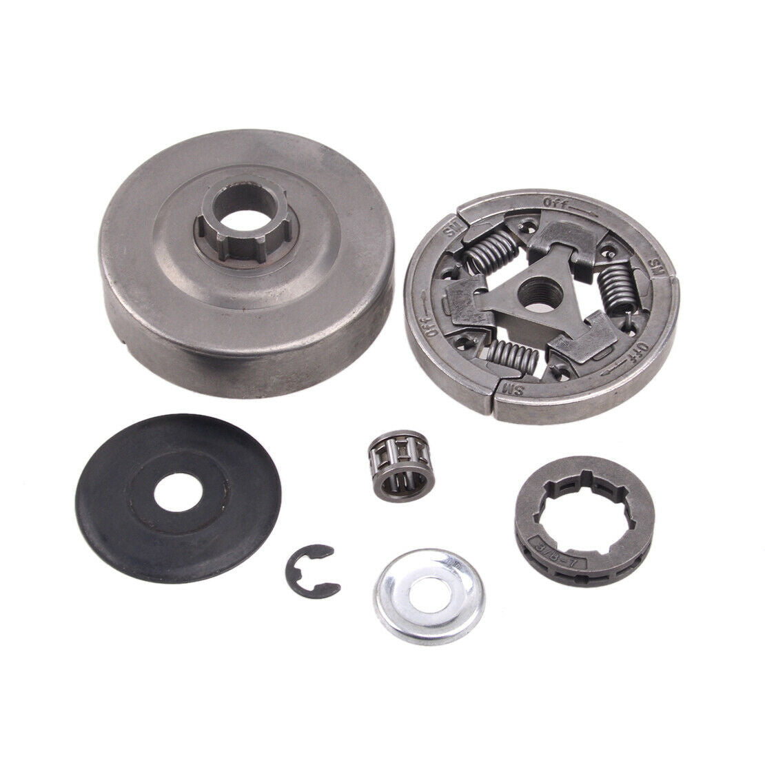 3/8" Clutch Drum Sprocket 7 Kit Fit For MS362 Stihl Chainsaw Needle Bearing New.