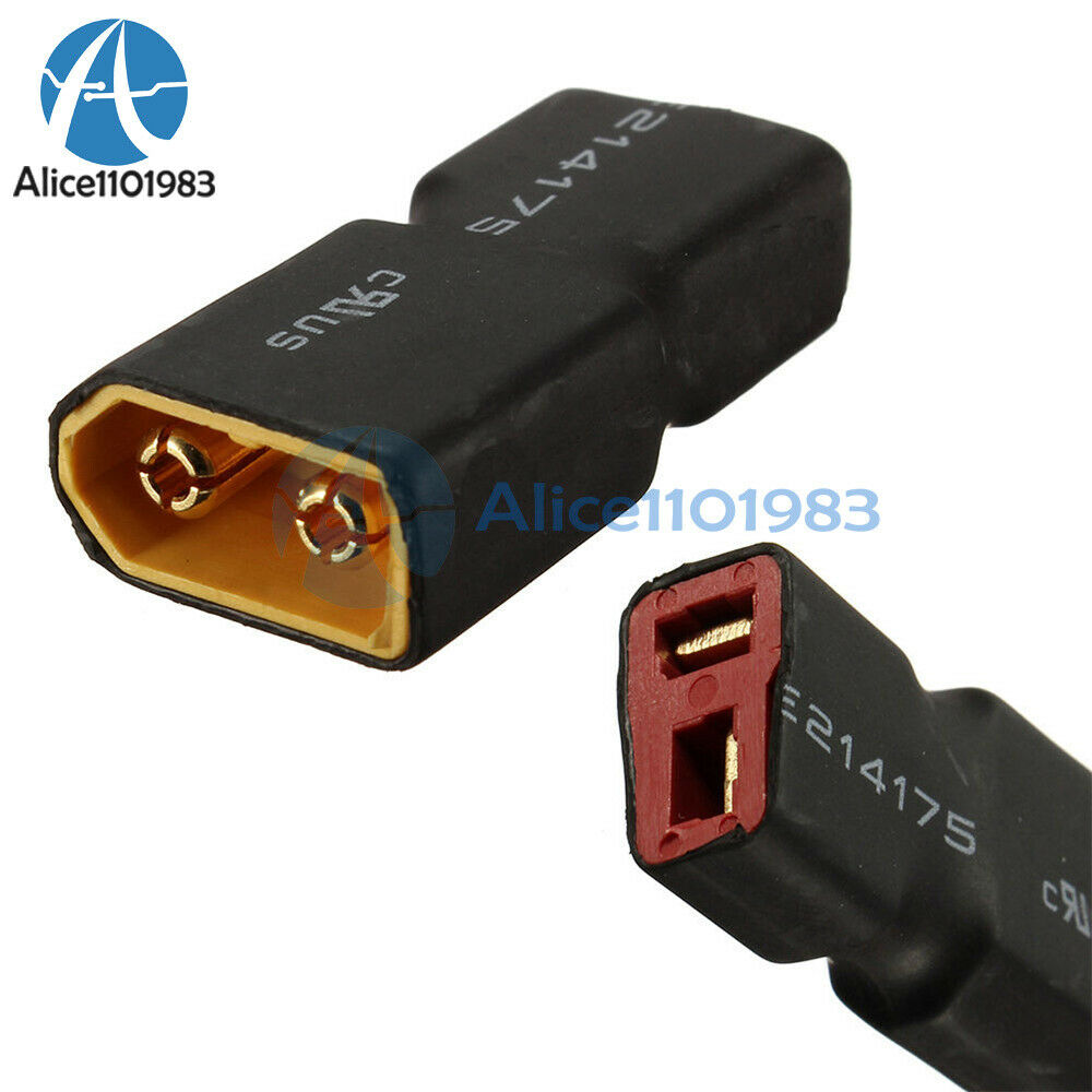 5PCS XT60 Male To Deans Plug RC Female T Connector Adapter Car Lipo Battery