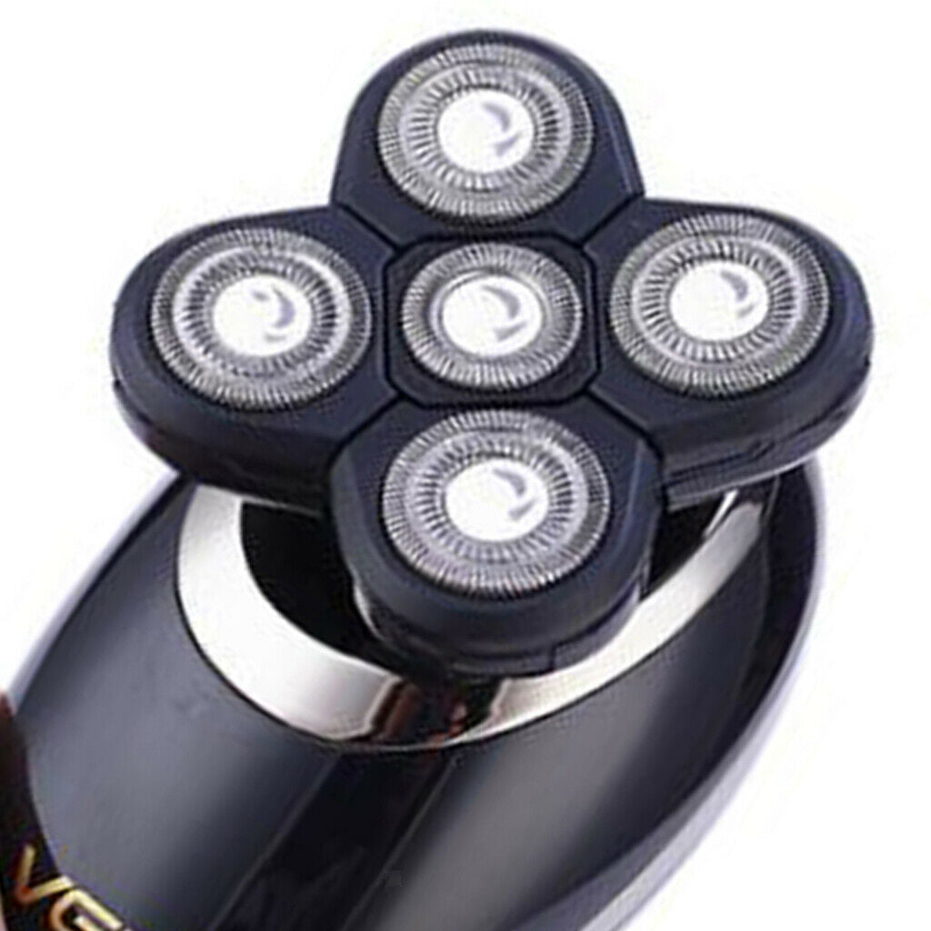 5 IN 1 Men Electric Beard Shaver Hair Clipper Hair Cut Nose Rotary Groomer