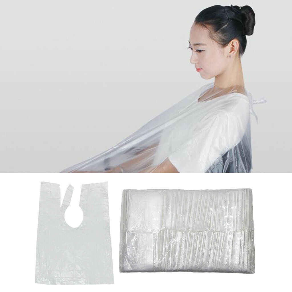 500 Disposable Hair-cutting Capes Barber Shop Salon Shampoo Coloring Apron