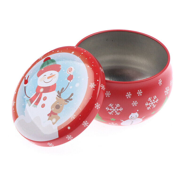 2.2OZ Christmas mini tin box Sealed jar packing boxes jewelry candy box s.l8