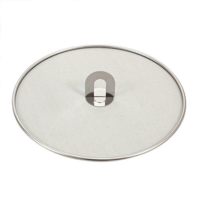 3 Pcs Frying Oil Spatter Net Cover Cooking Spatter Guard for Pans Kitchens Lid
