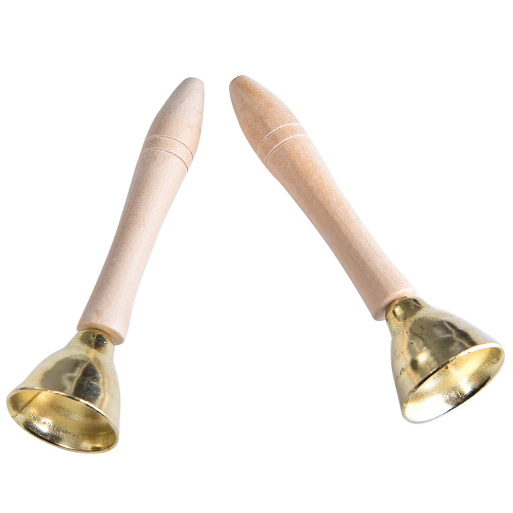 2x/Set Hand-Held Bell Percussion Instrument Educational Kids Baby Musical.l8