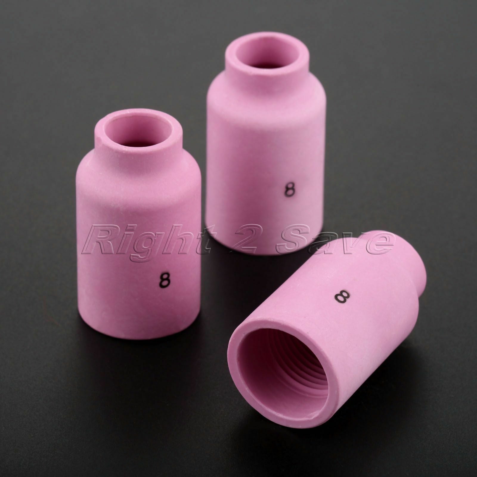 3PCS Useful Alumina Nozzle Gas Len for DB WP 17 18 26 TIG Welding Torch 54N14 #8