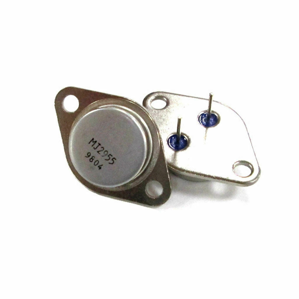 2 pieces 2N2955 PNP Power Transistor Assortment 100V 15A 110W TO-3