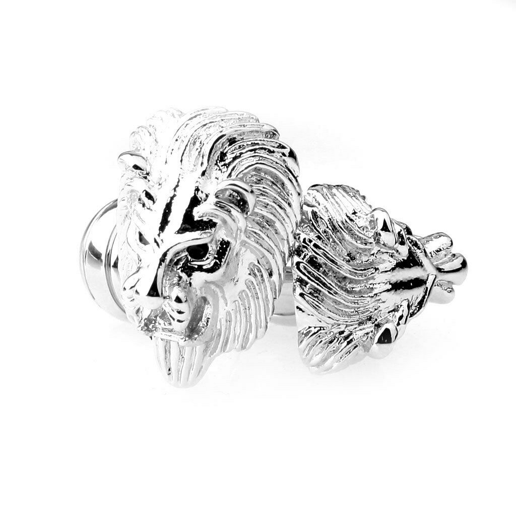 Fashion Punk Copper Plating Lion Head Cufflinks Cuff Links Wedding Party