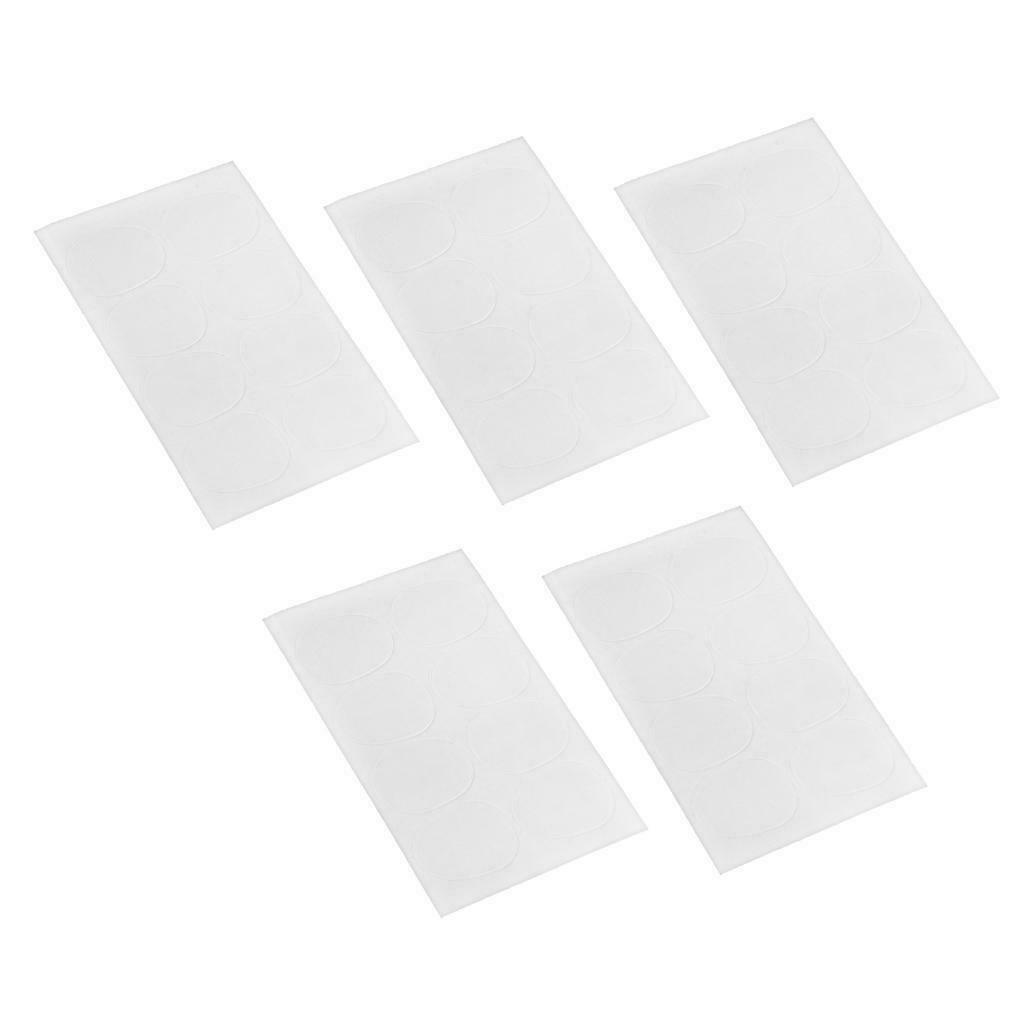 40 lot Clarinet Clear Mouthpiece Patch Pad Rubber for Clarinet Replacement