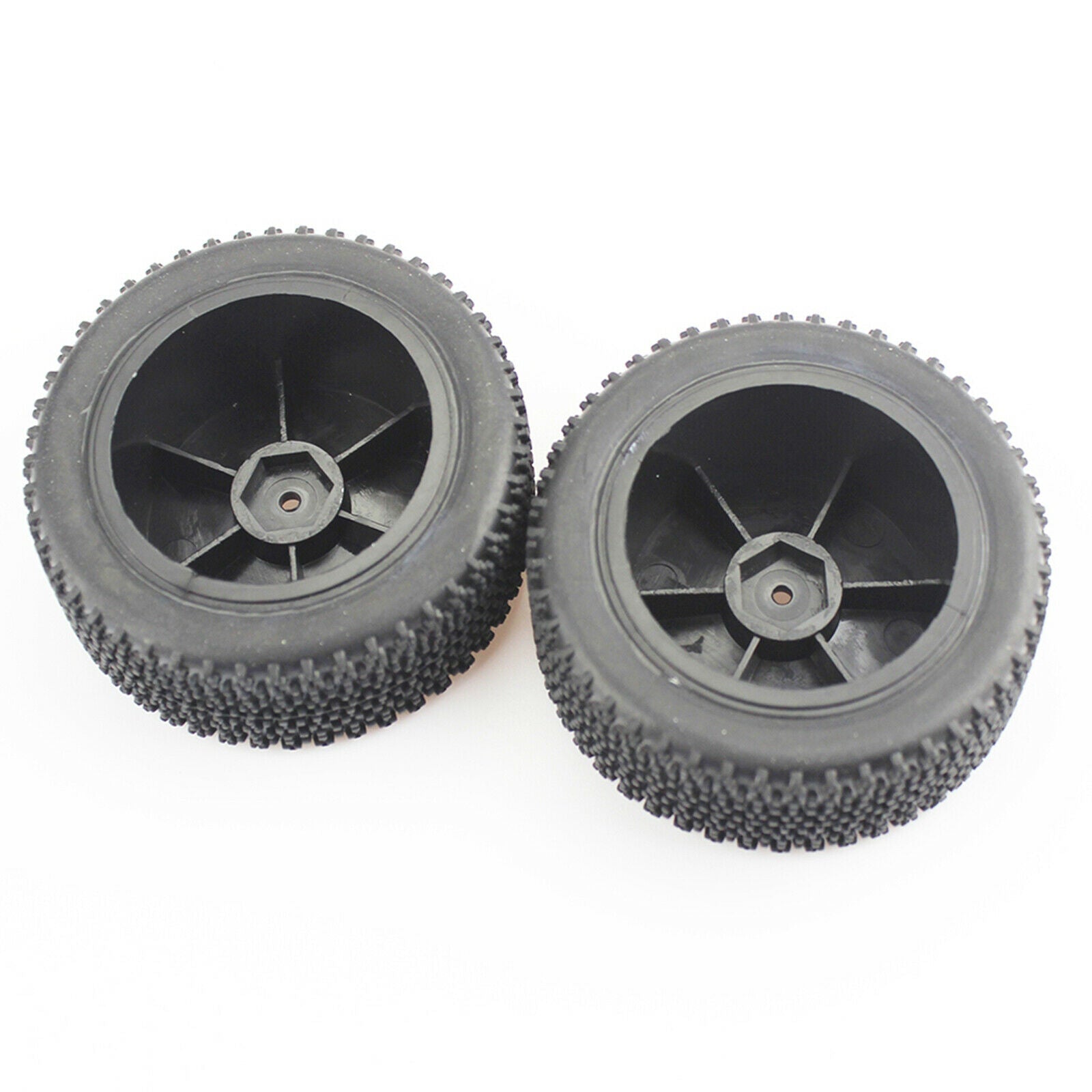 2x Durable 1/12 RC Car Front Tires Replace Parts Durable for WLtoys 124018