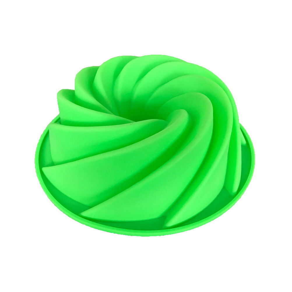 Spiral shape silicone Cake Pan Bread Bakeware Mold baking tool BDAU