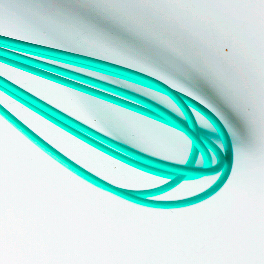 Nonstick Silicone Whisk with Stainless Steel Handle for Blending Whisking
