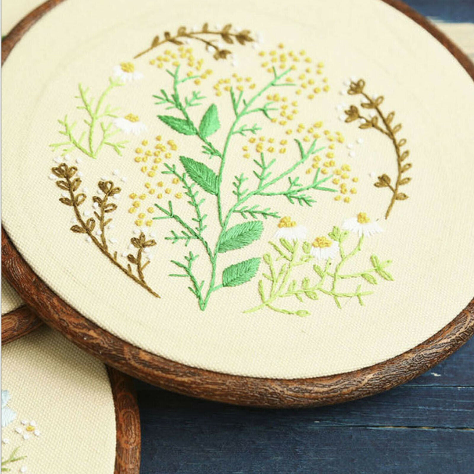 Embroidery Hoops Set Cross Stitch Hoop Ring Display Frame DIY Hand Sewing