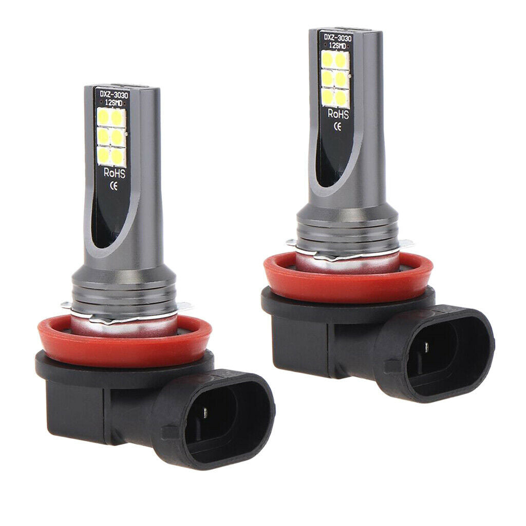 H8 H11 Car 3030 12-LED Headlight Bulb Main Lamp Lamp 1200Lm Fog Light 24W
