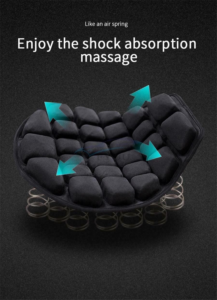 2PCS Black universal Motorcycle Front and Rear Shock Absorber Cushion Anti-slip