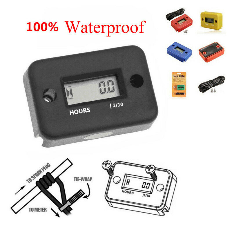 2 Punch 4 Punch Lcd Induction Timer Timer Motorcycle Motorboat Atv Timer
