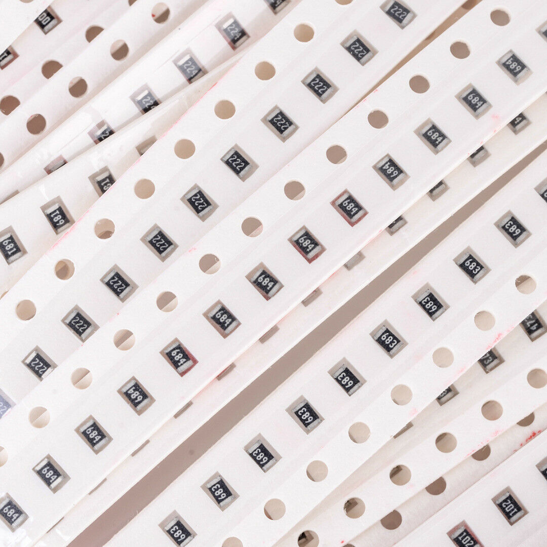 400pcs 0805 SMD Resistor 20 Values 10Ω-1MΩ Assorted Resistors Assortment Kit