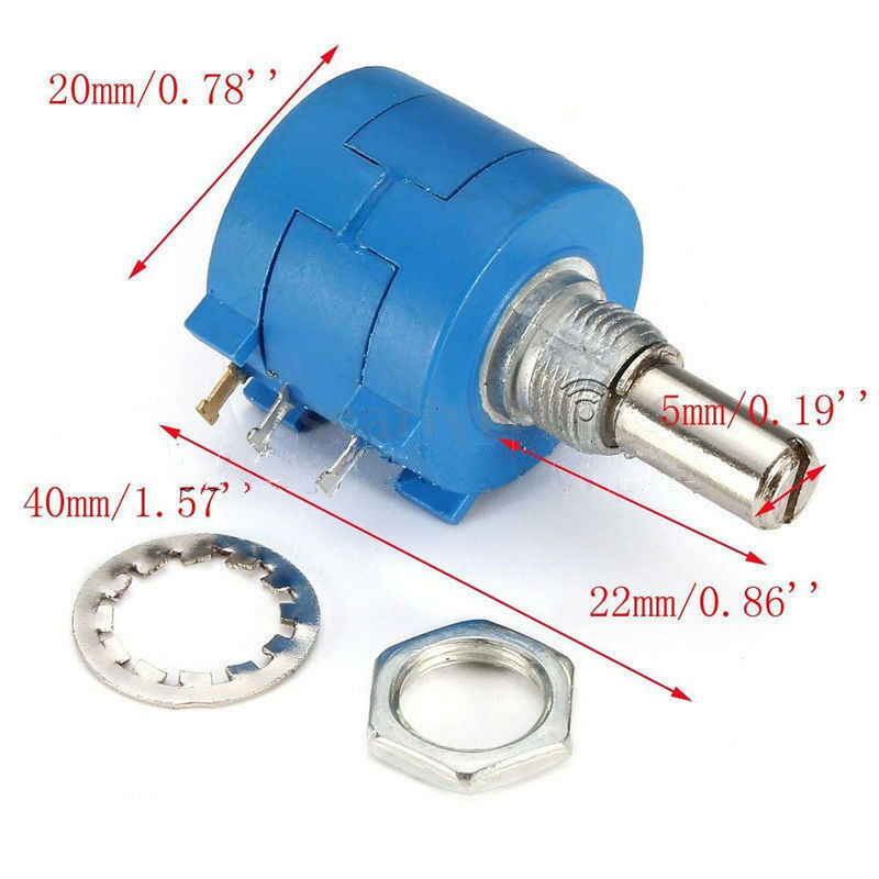 10K Ohm 3590S-2-103L With 10 Turn Counting Dial Jotary Potentiometer Pot、.l8