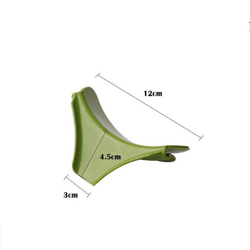 Anti-spill Drain Pans Round Rim Deflector Liquid Soup Diversion Mouth Bra.l8