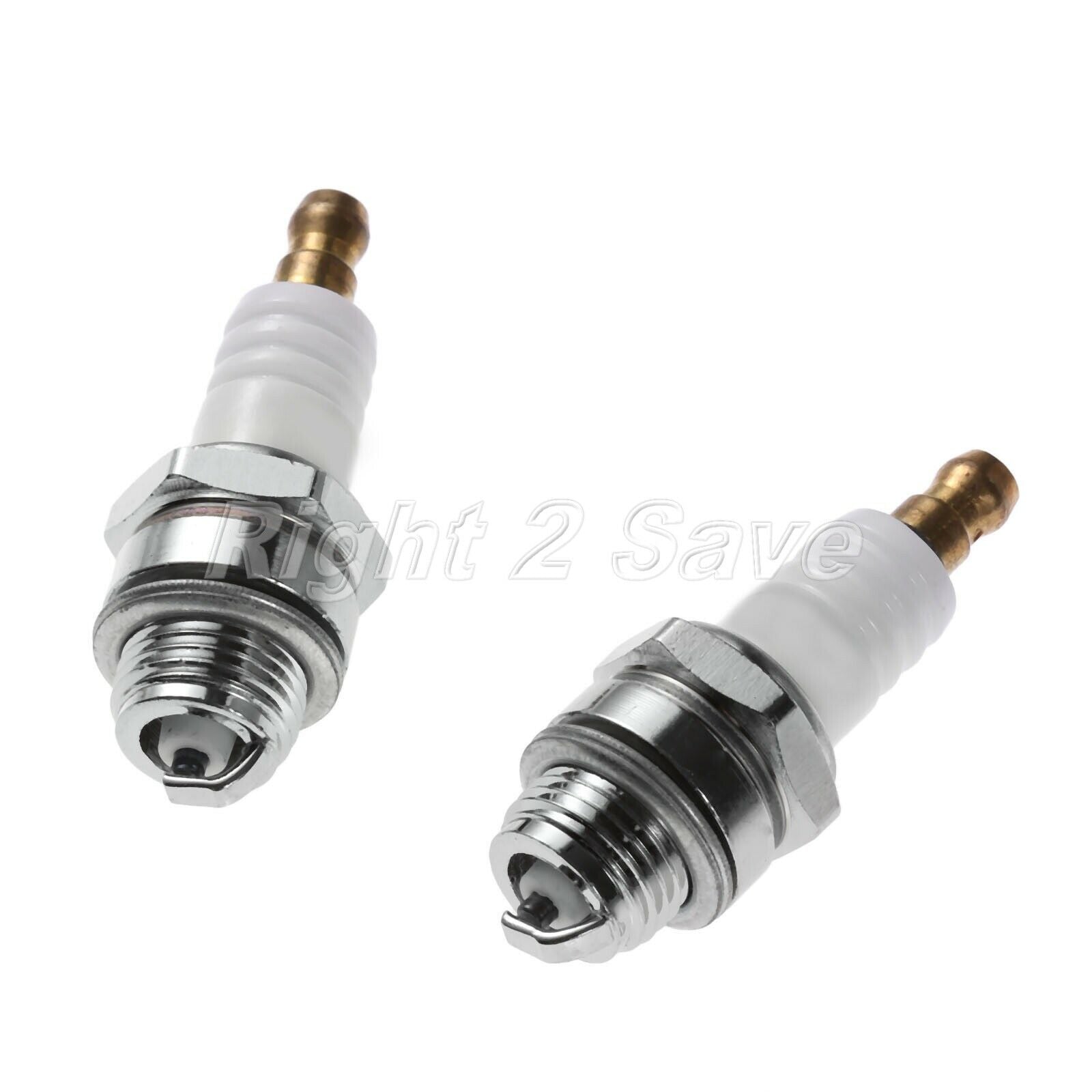 For HUS 365 Chainsaw Trimmer 2Stroke Engine MS180 MS250 Parts Spark Plugs 2PCS