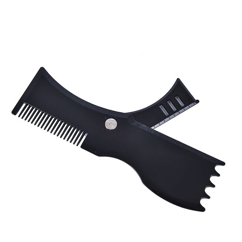 Black Adjustable Beard Shaper Beard Styling Shaping Tool Beard Hair Comb .l8