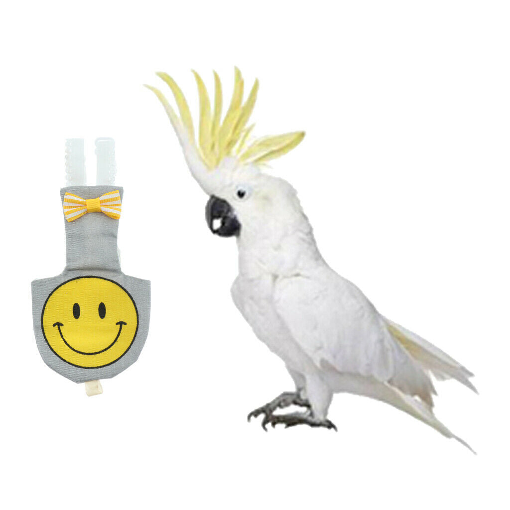 Breathable Birds Diaper Wrap Urine Pad for Parrot Adjustable Parrot Nappy L