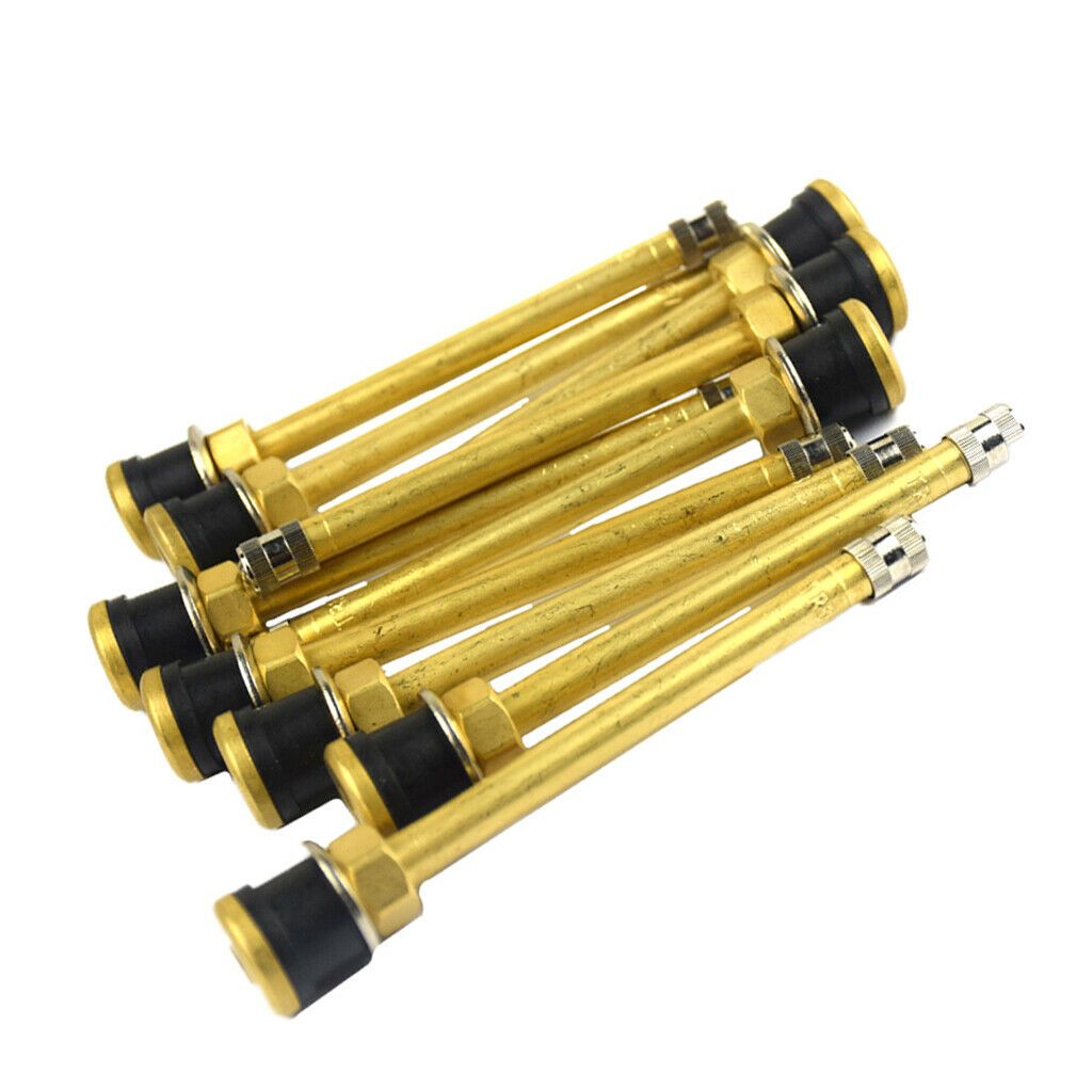 10 Piece TR573 Tire Valve Stems High Pressure Brass TR573 Universal